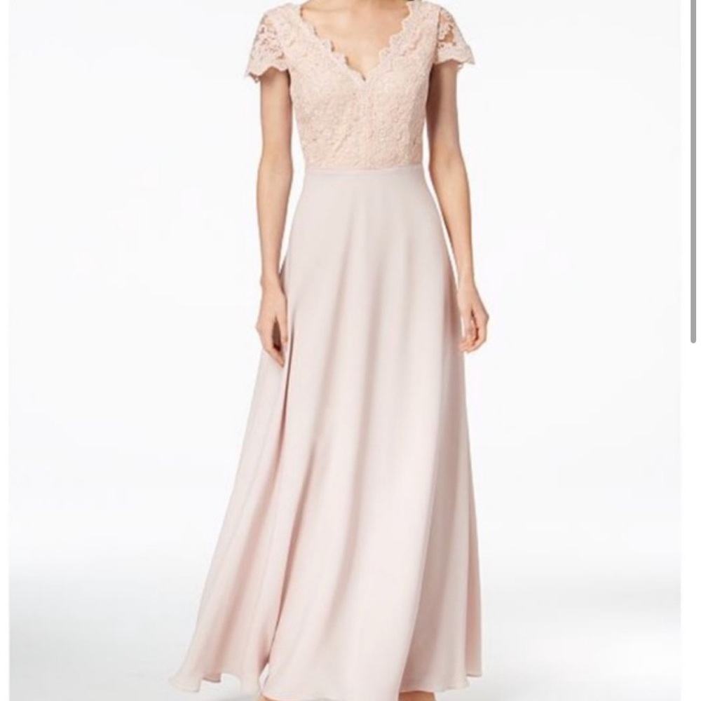 💓🤍CALVIN KLEIN LACE BODICE GOWN 🆕